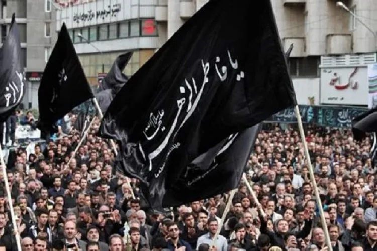 اجتماع عظیم عزاداران فاطمی در کرمانشاه برپا شد