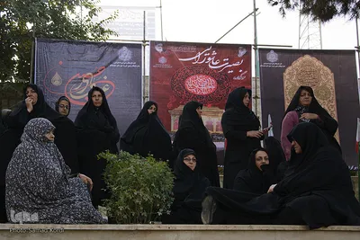 همایش «لبیک یا حسین» در گلزار شهدای روستای هیو