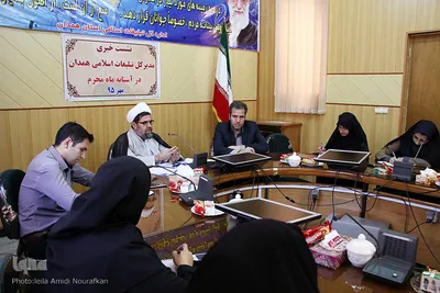 نشست خبری رئیس سازمان تبلیغات اسلامی همدان
