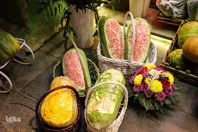 حال و هوای بازار تبریز در آخرین ساعات شروع شب یلدا‎‎