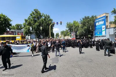 مراسم وداع با شهید امیرحسین باقرلو‎ در خوی