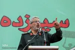 سردار غیب پرور در راهپیمایی 13 آبان در اهواز
