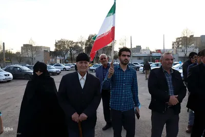 راهپیمایی خودرویی مردم اهر در حمایت از عملیات سپاه پاسداران