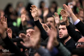 دیدار دانش‌آموزان و دانشجویان با رهبر انقلاب