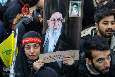 مراسم تشیع پیکر شهید سپهبد حاج قاسم سلیمانی در دانشگاه تهران