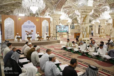 جزءخوانی قرآن در آستان علوی