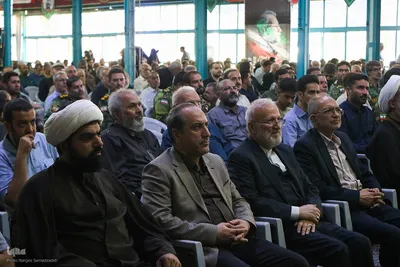 آیین بزرگداشت شهید علی لاریجانی در اصفهان