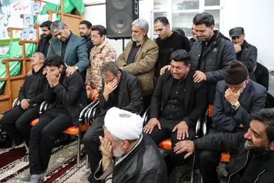 مراسم تشییع پیکر مطهر شهید والامقام علی حسن زاده