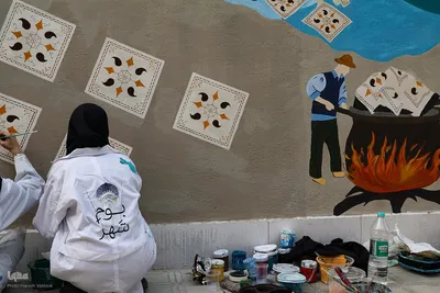 دومین رویداد دیوارنگاری «بوم شهر» در اصفهان