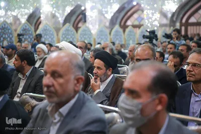 رونمایی از سنگ مزار حرم مطهر سید علاالدین حسین (ع)