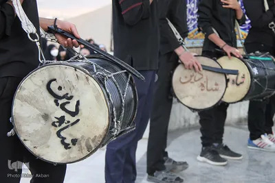 اهتزاز پرچم حسینی در شهرکرد
