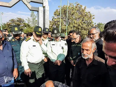مراسم چهلم شهید مدافع امنیت شهید علی میرزایی در ملایر