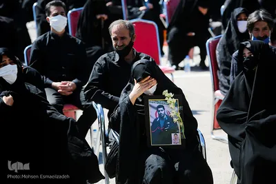 تشییع پیکر شهید مرزبانی «سعید رحمانی» در مشهد