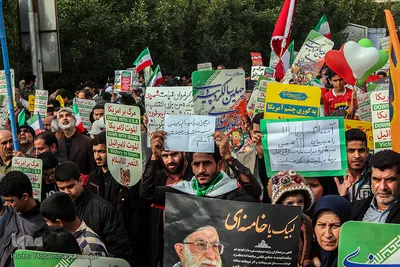 راهپیمایی ۲۲ بهمن در اهواز
