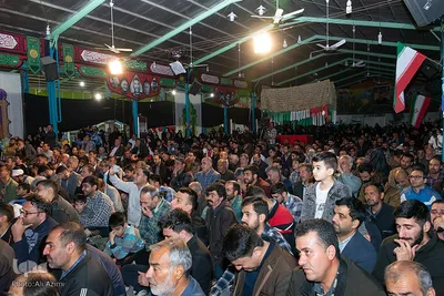 آیین وداع با پیکر سردار شهید محمدرضا زاهدی در گلستان شهدای اصفهان