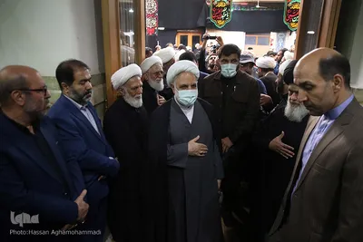 مجلس ترحیم آیت‌الله محمدعلی ناصری(ره) در مسجد ارگ