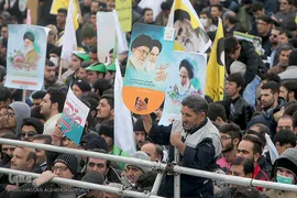 مراسم راهپیمایی یوم الله ۲۲ بهمن در میدان آزادی