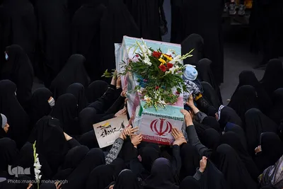 مراسم تشییع شهدای گمنام در سمنان