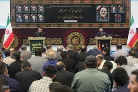 مراسم بزرگداشت سپهبد شهید حسین سلامی و دیگر شهدای قرآنی جنگ دوازده‌روزه