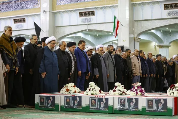 تشییع پیکر مطهر 5 شهید اقتدار آذربایجان شرقی