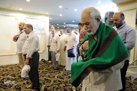 مراسم دعای کمیل زائران ایرانی در مدینه منوره