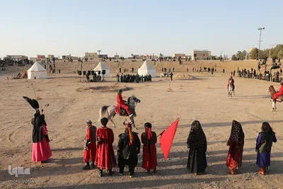 مراسم تعزیه در نوش‌آباد
