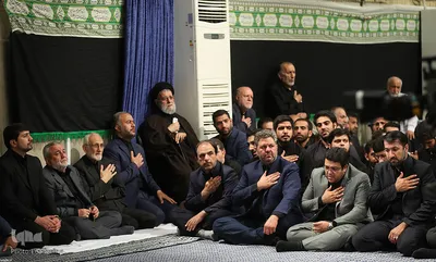 عزاداری شب عاشورای حسینی در حسینیه امام خمینی(ره)