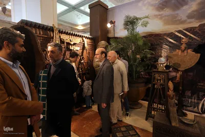 بازدید حسن مسلمی نائینی،‌ رئیس جهاددانشگاهی از نمایشگاه بین‌المللی قرآن کریم 