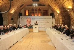 لبنان؛ سردار سليمانی یا یاد میں شیعہ سنی علما کی تقریب