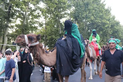 مراسم پیاده‌روی جاماندگان اربعین حسینی در ملایر ‎