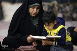 کاروان قرآنی انقلاب در حسینیه حضرت ابالفضل(ع) کوی هدایتی بندر لنگه