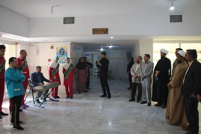 بازدید فعالان قرآنی خراسان جنوبی از مجتمع توانبخشی در بیرجند