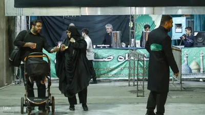 چایخانه حضرتی و توزیع غذا