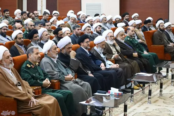 آیین تکریم و معارفه مسئول دفتر نمایندگی ولی فقیه در سپاه کربلا ساری