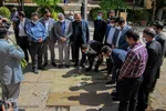 گلباران آرامگاه حافظ و قبور مشاهیر فارس