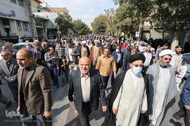 راهپیمایی باشکوه مردم همدان در محکومیت اقدام تروریستی در شاهچراغ شیراز