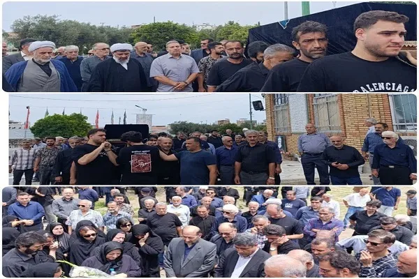 بدرقه باشکوه زنده‌یاد عین‌اله داداشی تنکابنی در بابلسر