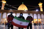نورافشانی آسمان حرم شاهچراغ(ع)