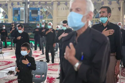 مراسم روضه خوانی صبح عاشورا ۱۴۰۰ در مسجد شهدای شیراز‎‎