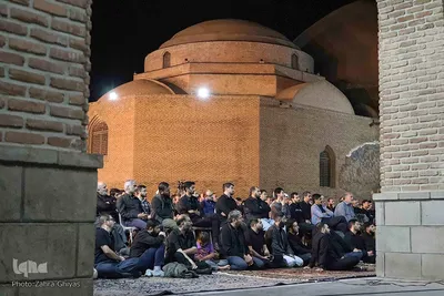 روضه‌خوانی در مسجد کبود تبریز