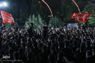 حسینیه ایران؛ مراسم عزاداری شب‌هشتم محرم در کانون رهپویان وصال شیراز‎‎