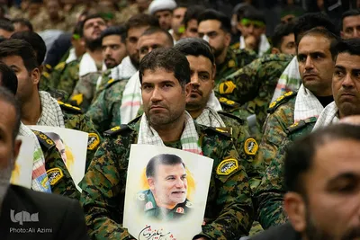 مراسم چهلم شهید نیلفروشان در اصفهان
