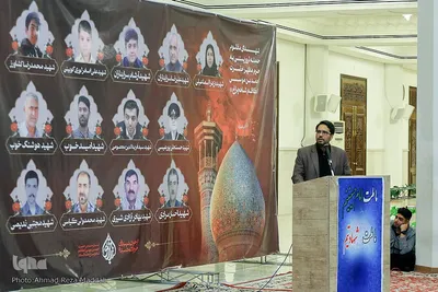 پنجاه و هفتمین محفل قرآنی رضوی به یاد شهدای حرم شاهچراغ(ع)‎‎