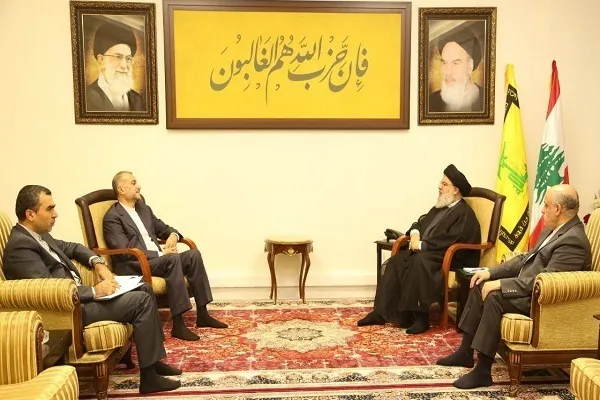 Menyiasat perkembangan di Gaza semasa pertemuan Amir Abdullahian dengan Syed Hasan Nasrullah