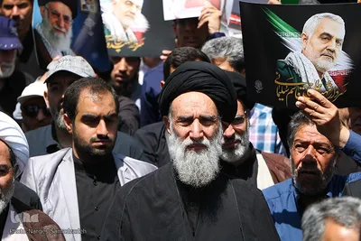 راهپیمایی نمازگزاران اصفهانی برای حمایت از مردم غزه
