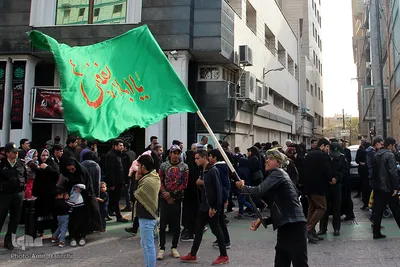 مراسم عزاداری ایام آخر ماه صفر در جوار حرم مطهر رضوی