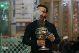 ضدعفونی کردن ضریح مطهر و رواق های حرم حضرت معصومه(س)