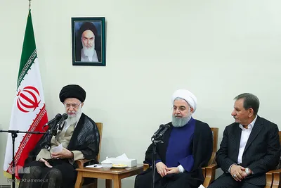 دیدار رئیس‌جمهور و اعضای هیئت دولت با رهبر انقلاب