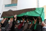 تشییع پیکر آیت الله علاقه بند در یزد
