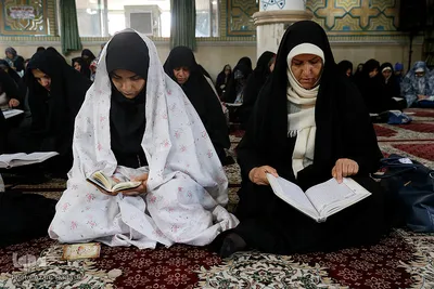 محفل انس با قرآن در مسجد جامع المهدی قزوین